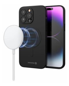 Swissten pouzdro soft joy magstick pro apple iphone 16 black
