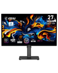 MSI Gaming PRO MAX 271QPX14G/ 27"/ 2560x1440/ OLED/ 0,03ms/ 144Hz/ 200cd/m2/ 1500000:1/ HDMI/ DP/ VESA/ černý