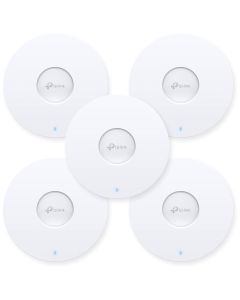 TP-Link EAP613(5-pack) stropní AP WiFi 6, 1x GLan, 2,4 a 5 GHz, AX1800, bez PoE adaptéru, Omada SDN