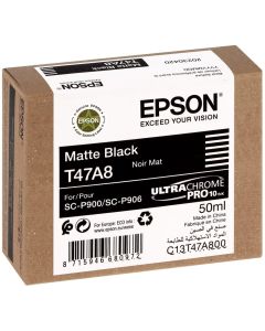 Epson inkoustová náplň/ C13T47A80N/ Singlepack Matte black/ UltraChrome