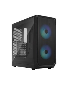 Fractal Design Focus 2 RGB Black TG Clear Tint/Midi Tower/Transpar./Černá