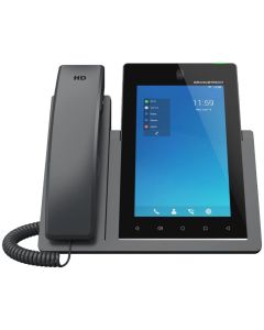 Grandstream GXV3470 VoIP telefon, 16x SIP, barevný dotykový 7" displej, PoE, DualBand WiFi, BT. USB