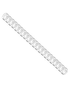 POŠKOZENÝ OBAL - EUROSUPPLIES plastové hřbety/ formát A4/ 25mm/ čiré/ 50 pack