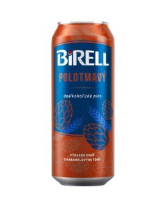 Nealkoholické pivo Birell-polotm., 24x 0,5 l,plech
