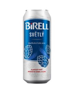 Nealkoholické pivo Birell-světlé, 24x 0,5 l,plech