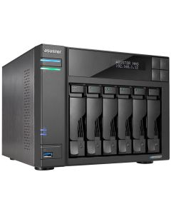 Asustor NAS AS6706T / 6x 2,5"/3,5" SATA III/ Celeron N5105 2.0 GHz/ 8GB/ 2x 2.5GbE/ 4x M.2/ PCIe / 2x USB 3.2/ HDMI+IR