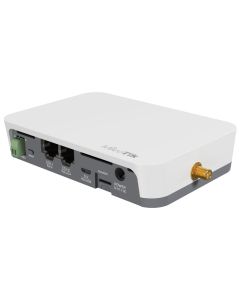 MikroTik KNOT LR8G kit,  LoRa Gateway, CAT-M/NB, Bluetooth, GPS, 2x LAN, 1x SIM, microUSB, 2.4 GHz b/g/n, L4