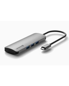 SW USB-C HUB 6-IN-1 - HLINÍK
