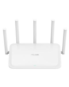 HiLook Powered by HIKVISION/ Wi-Fi 6 router WR-AX18(O-STD)/EU/ IEEE 802.11a/n/ac/ax/ 1800Mbps/ 3x LAN/ 1x WAN/ bílý
