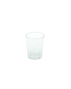 Plastové kelímky - 40 ml, čiré, 50 ks