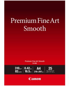 Canon fotopapír  FA-SM2  Premium FineArt Smooth A4 25 listů