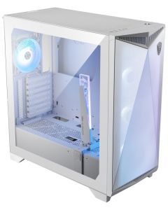POŠKOZENÝ OBAL - MSI skříň MPG GUNGNIR 300R AIRFLOW WHITE/ bez zdroje/ bílý/ levé temperované sklo/ 4x 120 mm A-RGB fan/ 1x US...