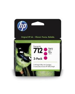 Cartridge HP 3ED78A , č. 712 - purpurová, 3-pack