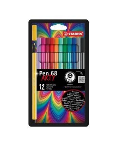 Fixy Stabilo Pen 68 "ARTY", sada 12 barev