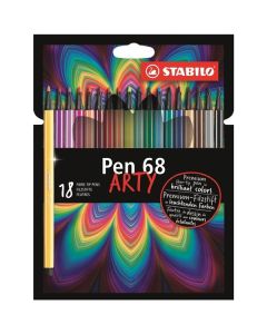 Fixy Stabilo Pen 68 "ARTY", sada 18 barev