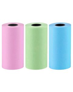 HELMER kotoučky pro termo mini tiskárnu TP01/TP02/ 55mm x 25mm/ 3ks/ barevné