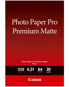 Canon fotopapír  PM-101   Premium Matte A4 20 listů
