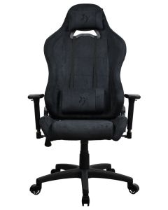 AROZZI herní židle TORRETTA SuperSoft/ látkový povrch/ černá