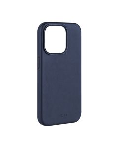 FIXED MagLeather kožený kryt iPhone 15PM modrý