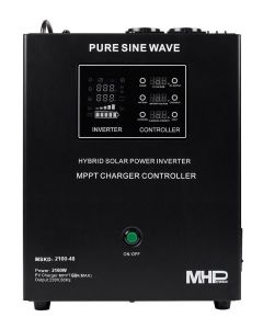 MHPower záložní zdroj MHPower MSKD-2100-48, UPS, 2100W, čistý sinus, 48V, solární regulátor MPPT