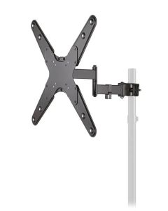 Neomounts FL40-430BL14/Držák displeje/na sloup,tyč 28-50 mm/32-55"/sklopný/3 čepy/VESA 400X400/nosn. 25kg/černý