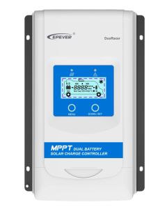 EPEVER DR1206-DDS solární MPPT regulátor 12/24 V, DuoRacer 10A, vstup 60V