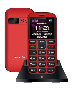 ALIGATOR A720 4G Sen.červeno-čern+st.nab.