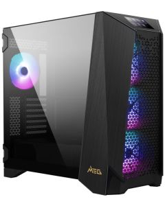 MSI skříň MEG PROSPECT 700R/ bez zdroje/ levé temperované sklo/ 4x ARGB 120 mm fan/ 1x USB3.1 Type-C/ 2x USB3.0/ černá