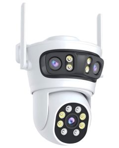 IMMAX NEO LITE SMART Security venkovní kamera TRIPLE 355° 90° P/T, Wi-Fi, IP65, ONVIF, 2MP+2MP+2MP, TUYA