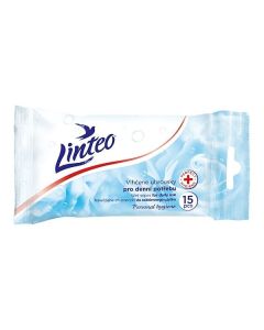 Vlhčené ubrousky pro denní potřebu Linteo, 15 ks