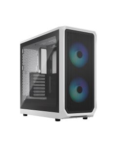 Fractal Design Focus 2 RGB White TG Clear Tint/Midi Tower/Transpar./Černá a bílá