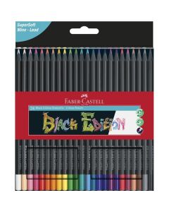 Pastelky Faber-Castell, Black Edition, 24 barev