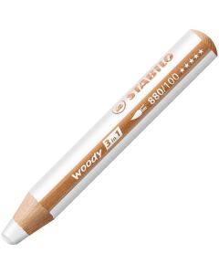 Stabilo Woody pastelka 3v1, bílá, 5 ks