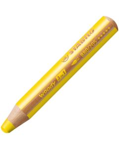 Stabilo Woody pastelka 3v1, žlutá, 5 ks