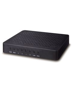 Planet VGW-420FS VoIP gateway, 4x FXS, SIP, CallerID, Fax, Hotline, firewall, SNMP, SSH/TLS, QoS
