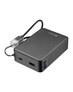 Sandberg Nano Powerbank 20000 mAh PD20W, kompaktní powerbanka s USB-C kabelem, černá