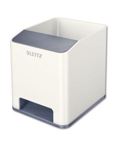 Stojánek na tužky Leitz WOW, bílý /šedý