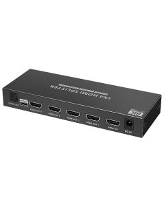 XtendLan HDMI distribucní rozbocovac, 1 vstup / 4 výstupy, 8k@60Hz
