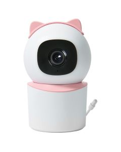 IMMAX NEO LITE SMART Security vnitřní kamera BABY, 355° 50°, P/T, Wi-Fi, 4MP, růžová, TUYA