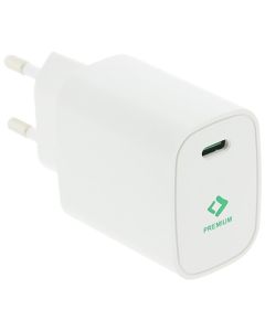 PATONA nabíječka/ USB-C/ vstup /100-240V/ výstup 5V/3.0A, 9V/2.22A, 12V/1.67A/ 20W Power delivery/ bílá