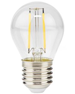 NEDIS LED žárovka E27/ G45/ 4,5 W/ 220 V/ 470 lm/ 2700 K/ stmívatelná/ teplá bílá/ retro styl
