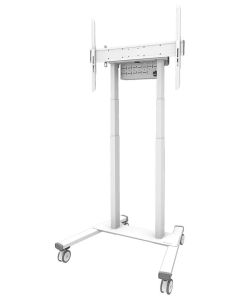 Neomounts FL55-875WH1/Držák displeje/vozík/37-100"/4 kolečka/VESA 800X600/nosn. 110kg/mot. nast.výšky/bílý