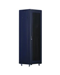 XtendLan 42U/600x800 stojanový, černý, perforované dveře a záda