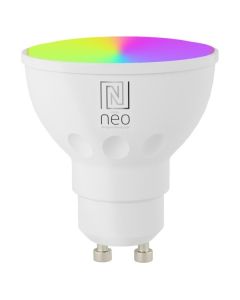 IMMAX NEO SMART LED žárovka GU10 4,8W RGB+CCT barevná a bílá, stmívatelná, Zigbee, TUYA