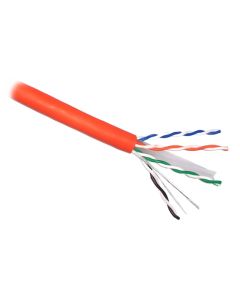 PLANET Elite kabel UTP, drát, Cat6A, 4p, LS0H, oranžový, balení 305m, B2ca-s1,d1,a1