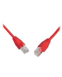 Solarix Patch kabel CAT5E SFTP PVC 5m červený snag-proof C5E-315RD-5MB