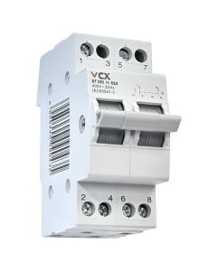 Solarmi VCX SF263 přepínač napájení, 1-0-2, 2P, 63A, na DIN lištu