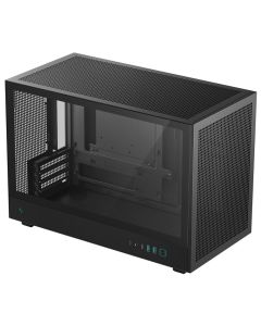 DEEPCOOL skříň CH260 / microATX / 2 x USB 3.0 / USB-C / mesh panel / tvrzené sklo / černá