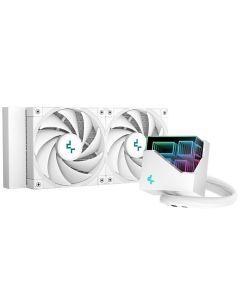 DEEPCOOL vodní chladič LT520 / 2x120 mm fan / ARGB / Intel i AMD bílý