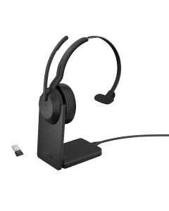 Jabra Evolve2 55/Mono/ANC/USB/BT-USB/Bezdrát/MS/Stand/Černá